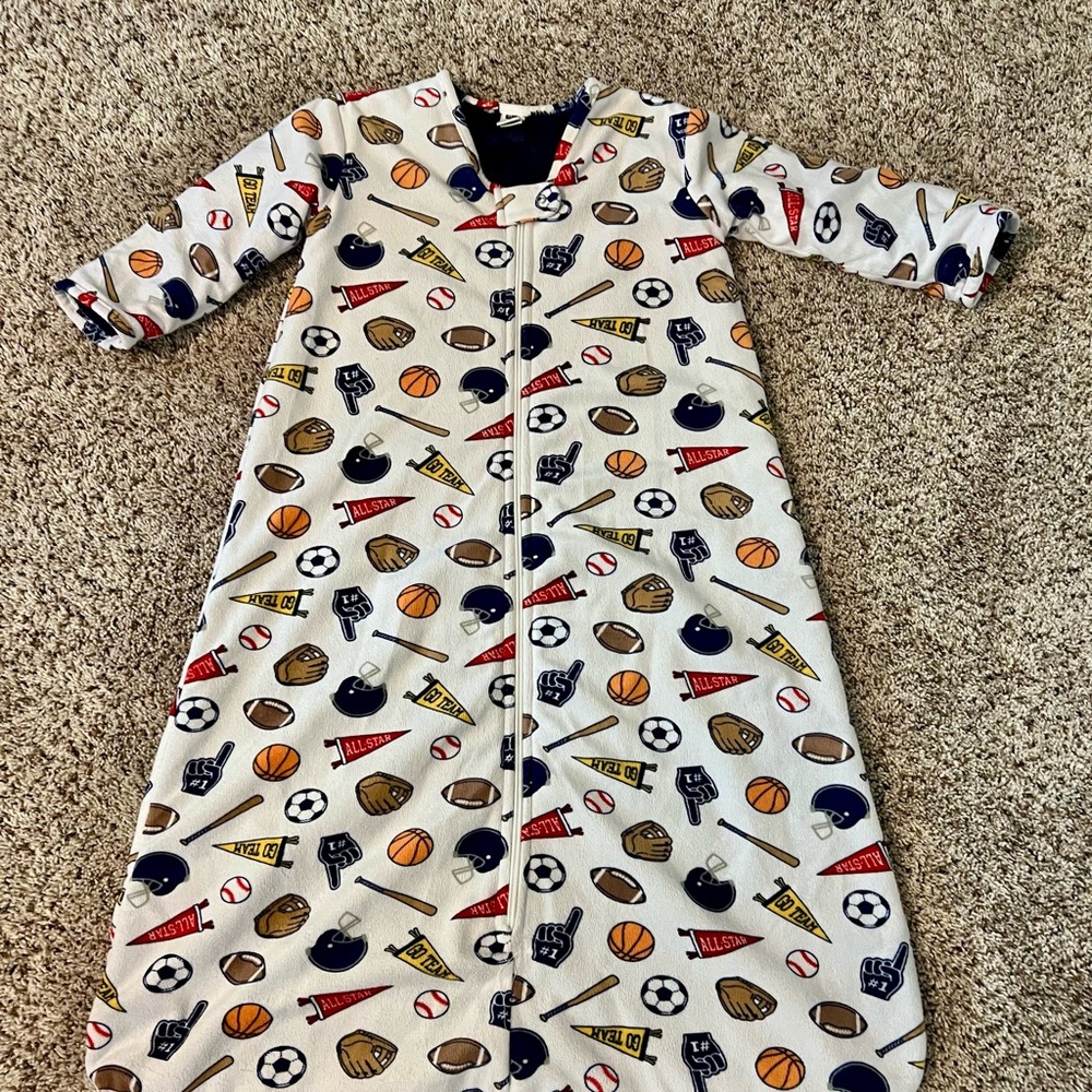 Hudson Baby Sports Print Sleep Sack - Multicolor